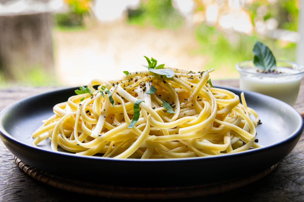 Pea and Kale Carbonara
		
		
		 &ndash; GenoPalate Inc