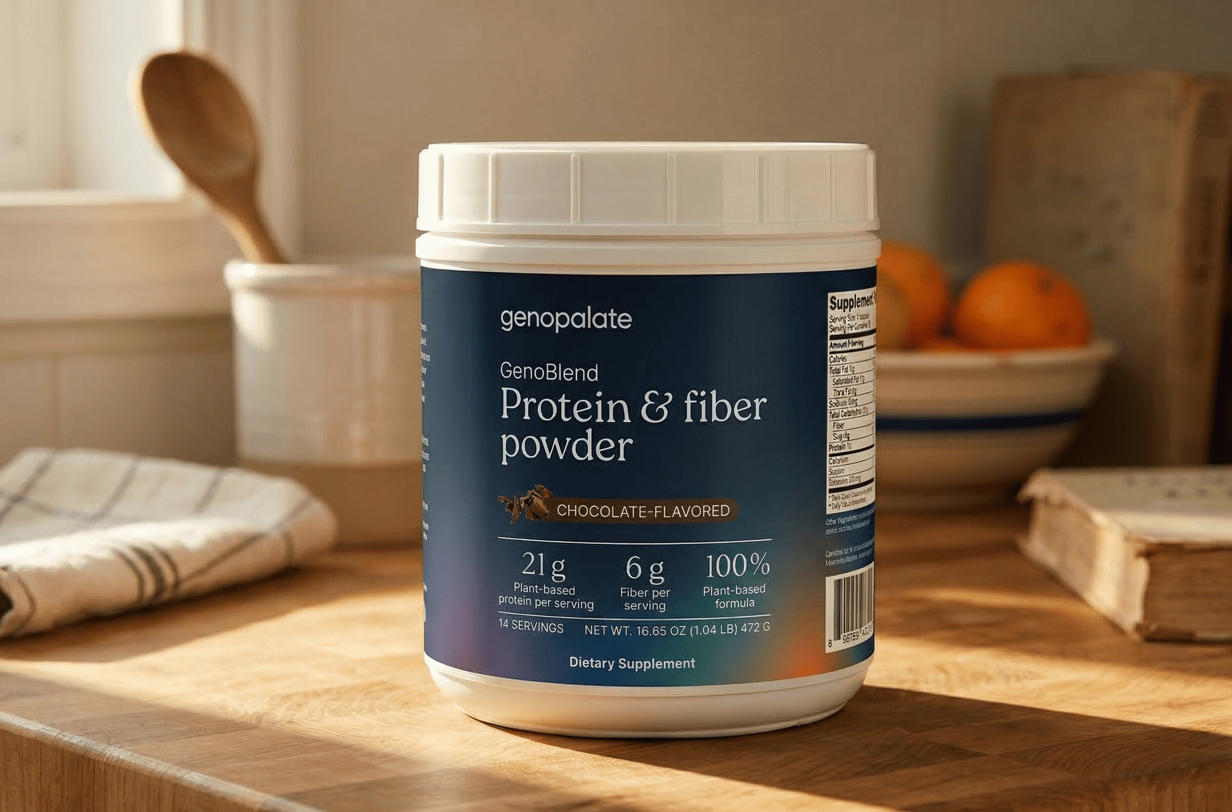 GenoBlend Fiber & Protein Powder - Chocolate