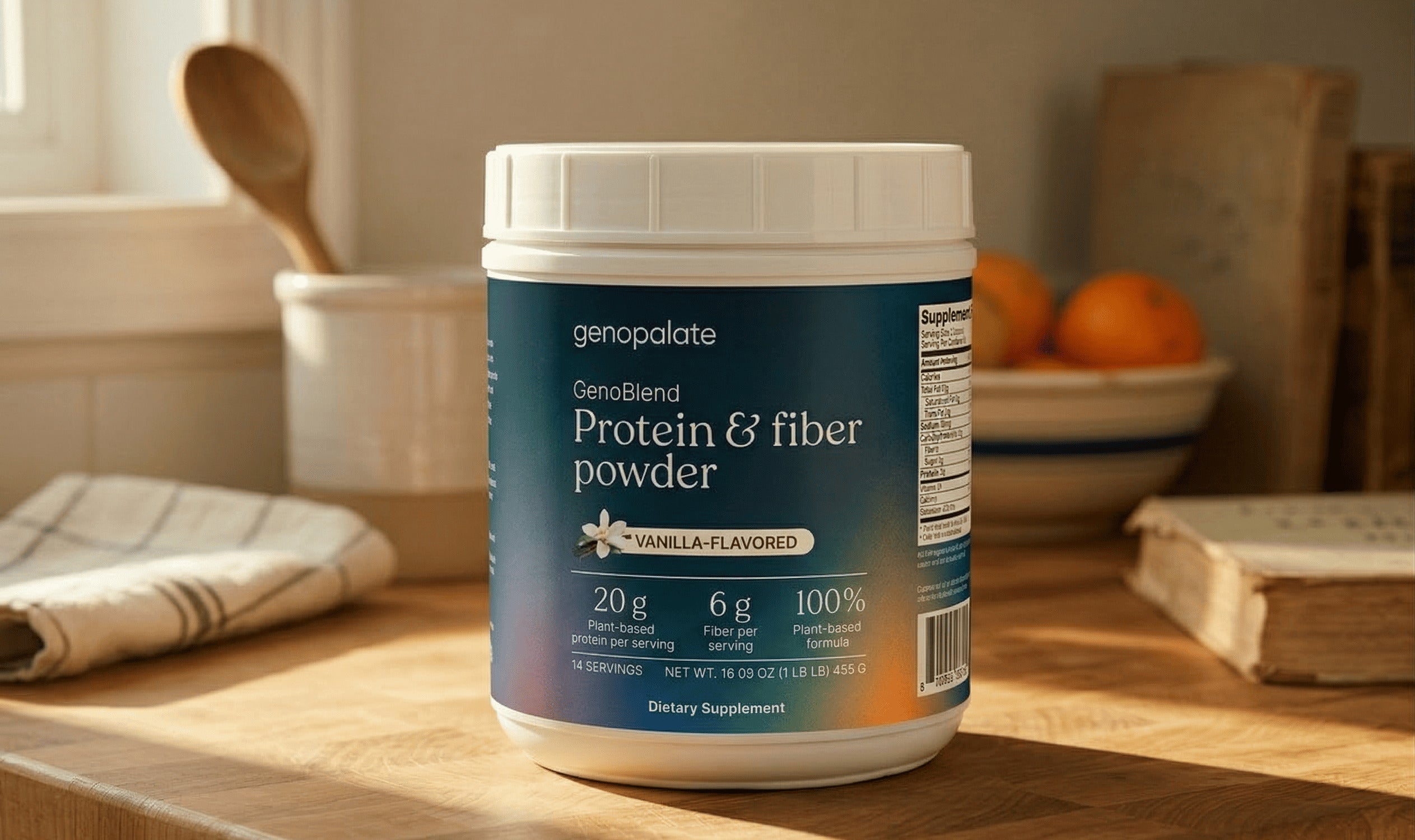 GenoBlend Fiber & Protein Powder - Vanilla