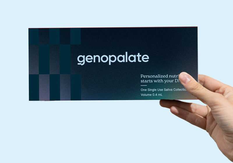 At-home saliva DNA Diet Test for a personalized nutrition and meal report