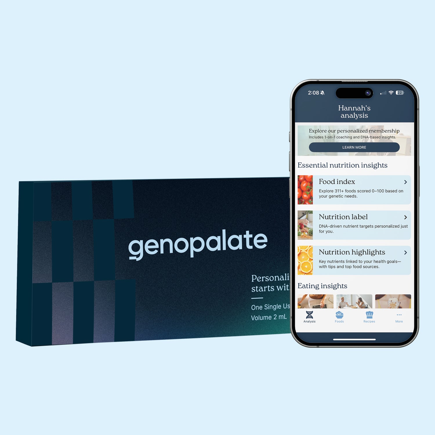 DNA Food Test Kit + Nutrition Coaching