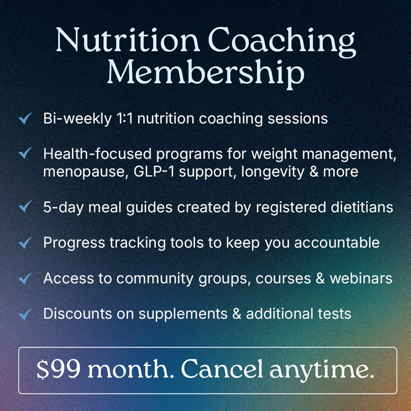 Existing DNA Nutrition Reports + Nutrition Coaching