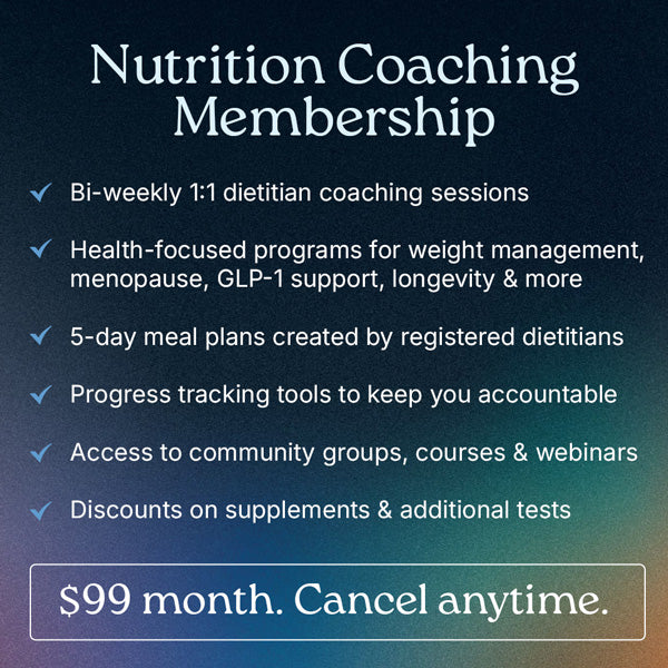 Genetic Nutrition Analysis + Nutrition Coaching Membership