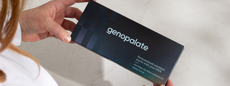 At-home DNA saliva test kit for personalized nutrition analysis from GenoPalate